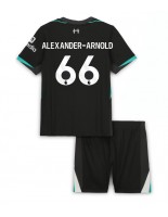 Liverpool Alexander-Arnold #66 Venkovní dres pro děti 2024-25 Krátký Rukáv (+ trenýrky)